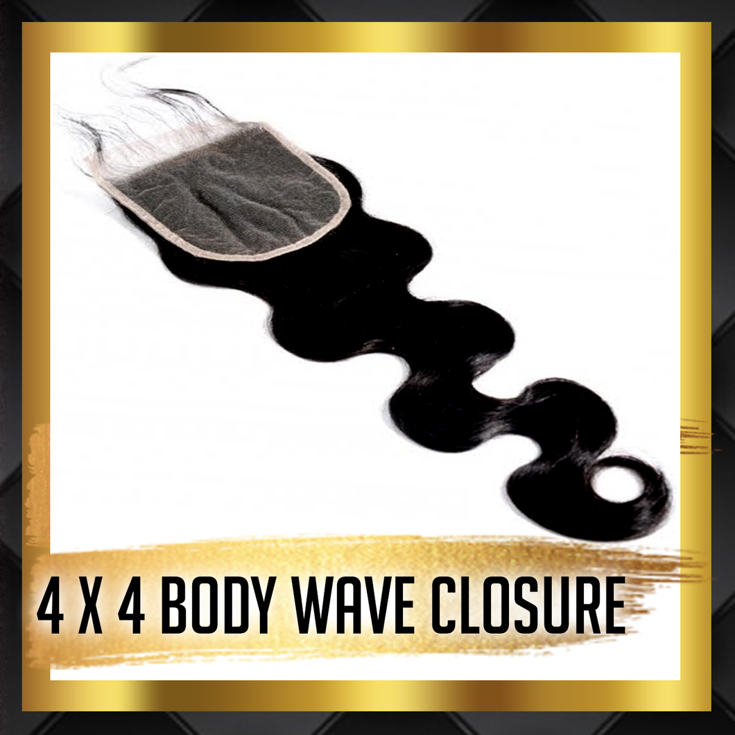 4 x 4 Body Wave Closure